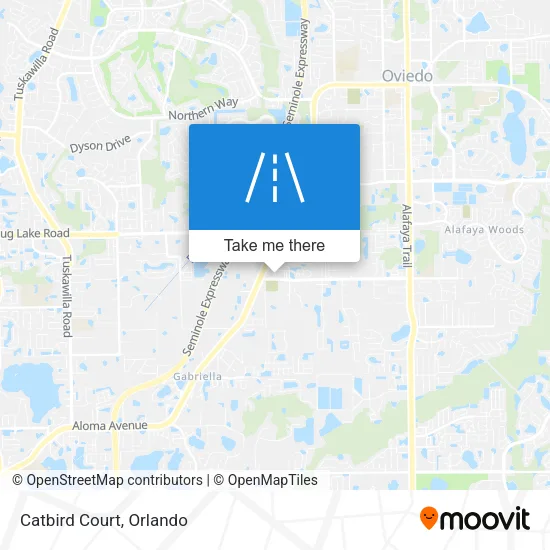Catbird Court map