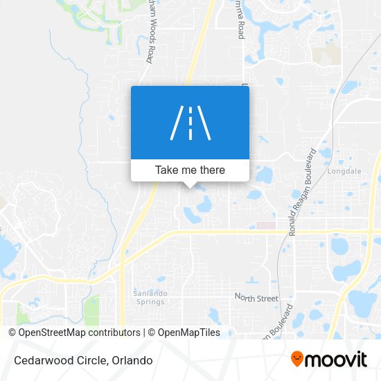 Mapa de Cedarwood Circle