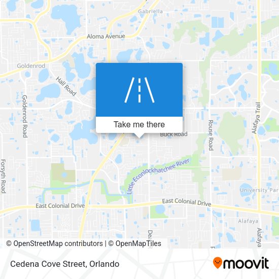 Cedena Cove Street map