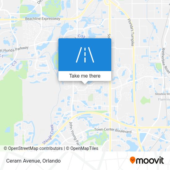 Mapa de Ceram Avenue