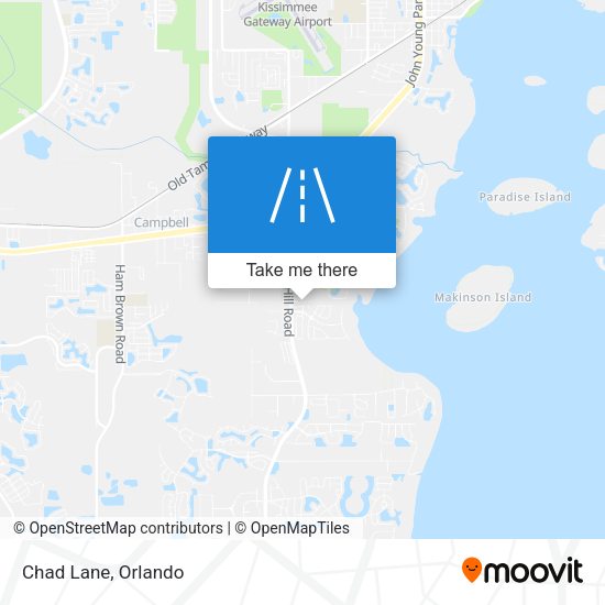 Mapa de Chad Lane
