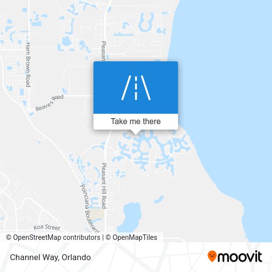 Mapa de Channel Way