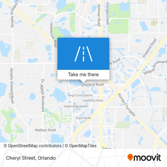 Mapa de Cheryl Street
