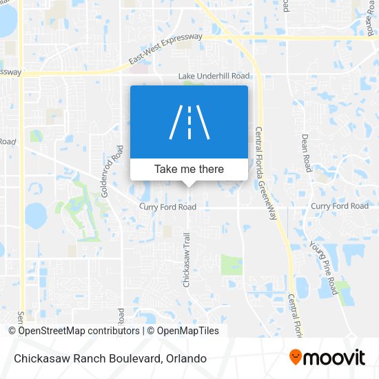 Chickasaw Ranch Boulevard map