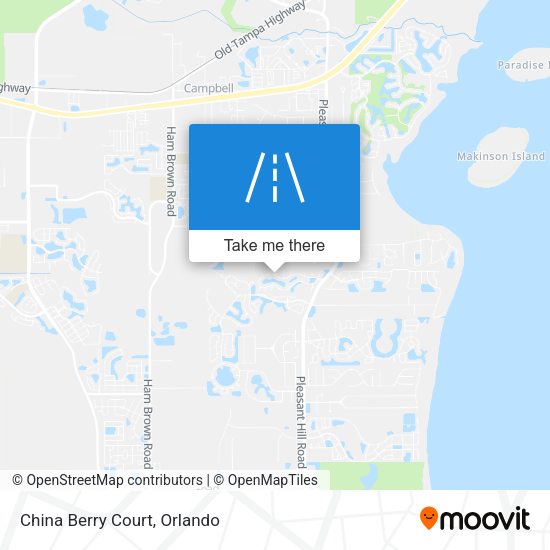 Mapa de China Berry Court