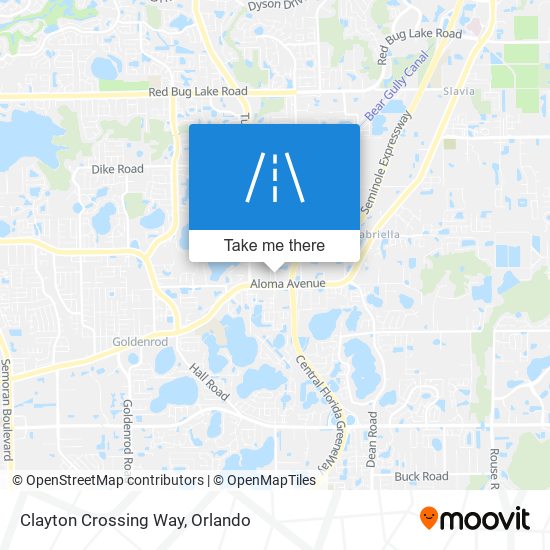 Mapa de Clayton Crossing Way