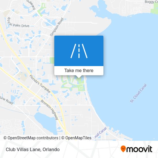 Mapa de Club Villas Lane