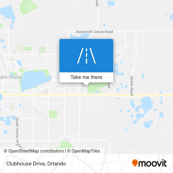 Clubhouse Drive map