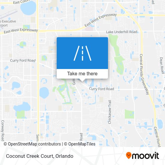 Mapa de Coconut Creek Court