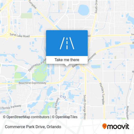 Mapa de Commerce Park Drive