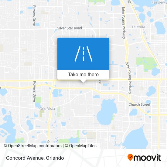 Mapa de Concord Avenue