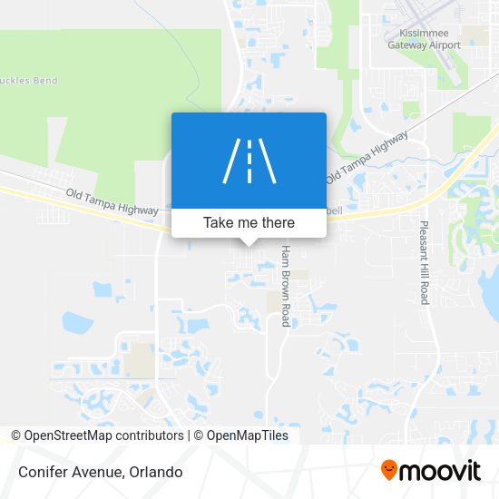 Mapa de Conifer Avenue