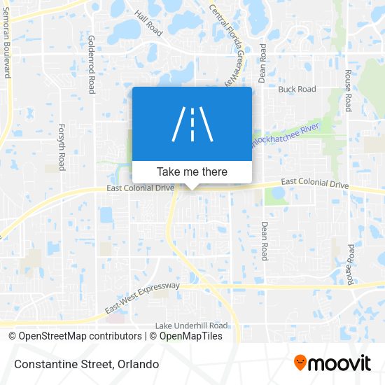 Mapa de Constantine Street