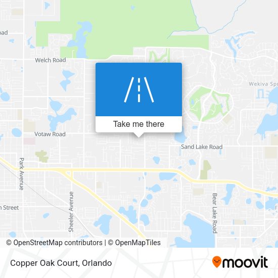Mapa de Copper Oak Court