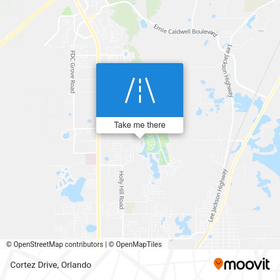 Mapa de Cortez Drive