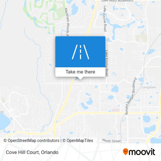 Mapa de Cove Hill Court