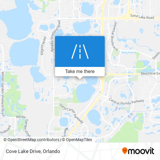 Cove Lake Drive map