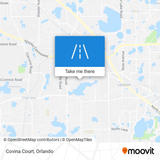 Covina Court map