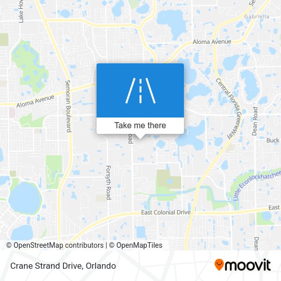 Mapa de Crane Strand Drive