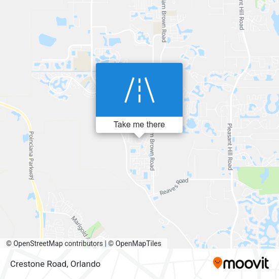 Mapa de Crestone Road