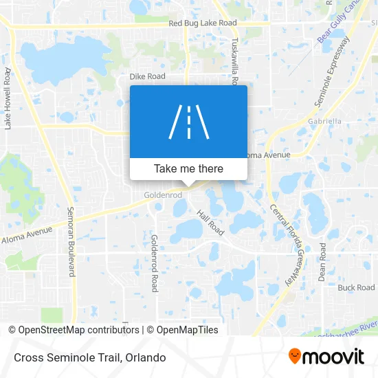 Cross Seminole Trail map
