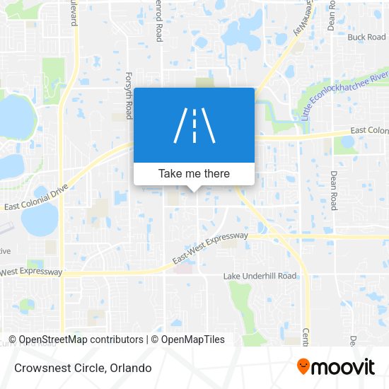 Mapa de Crowsnest Circle