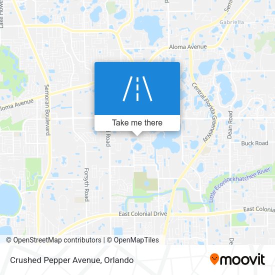 Mapa de Crushed Pepper Avenue