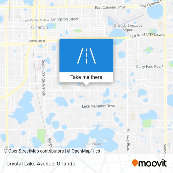 Crystal Lake Avenue map