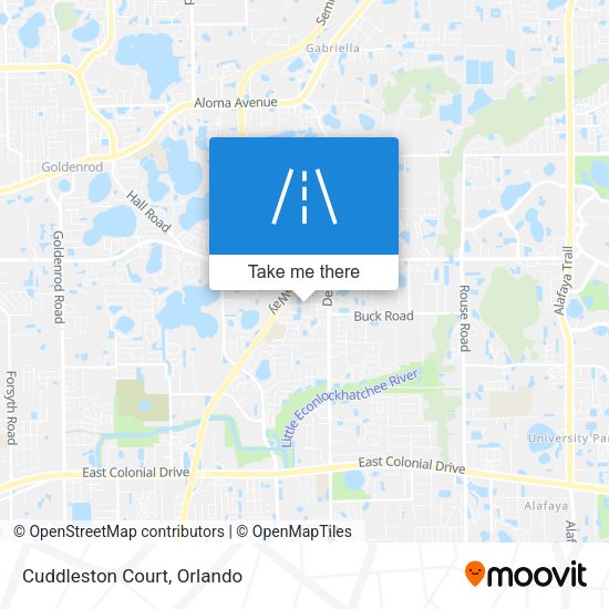 Mapa de Cuddleston Court