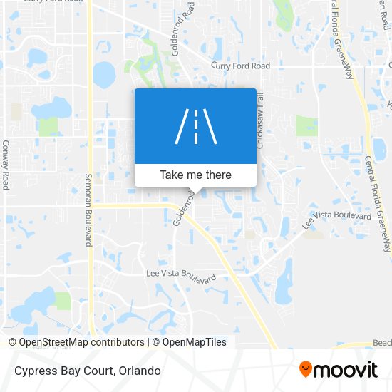 Mapa de Cypress Bay Court
