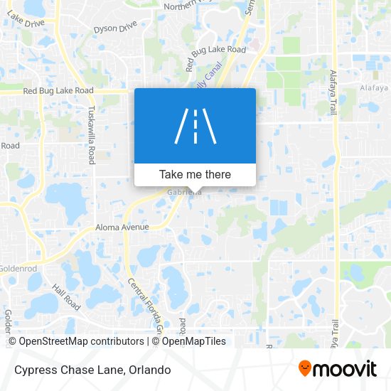 Mapa de Cypress Chase Lane