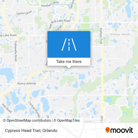 Mapa de Cypress Head Trail