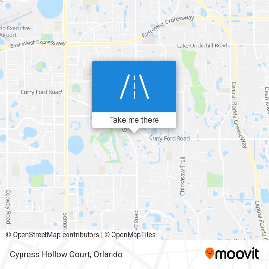 Cypress Hollow Court map