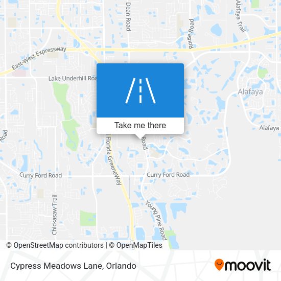 Mapa de Cypress Meadows Lane