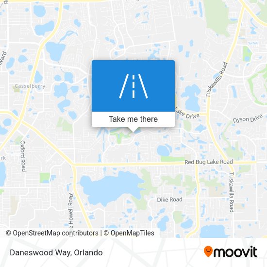 Mapa de Daneswood Way
