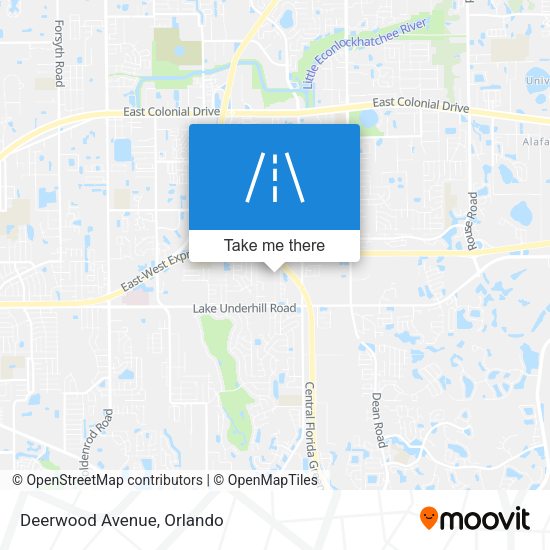Mapa de Deerwood Avenue