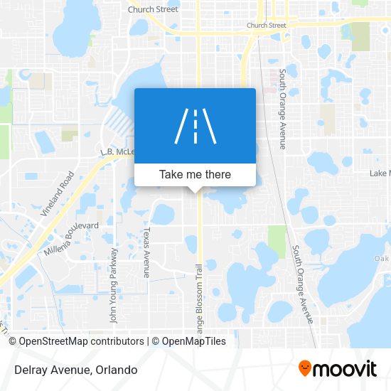 Mapa de Delray Avenue