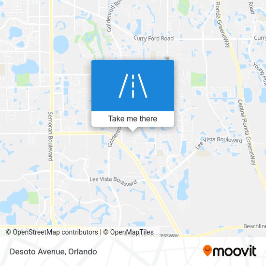 Mapa de Desoto Avenue