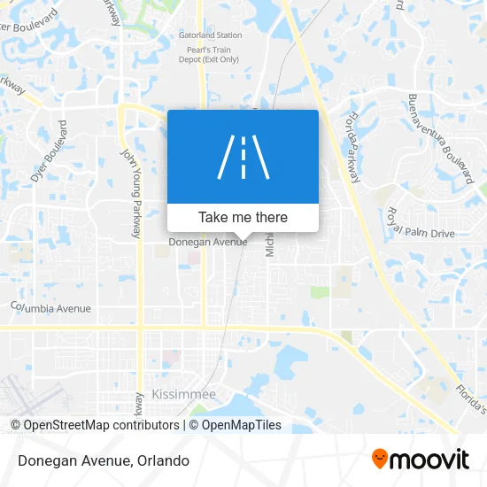 Donegan Avenue map