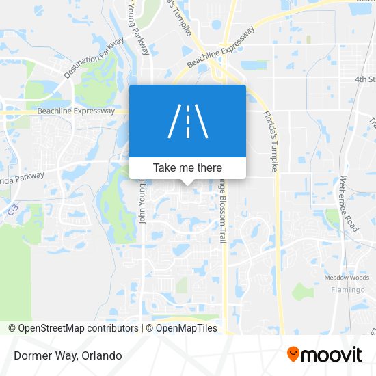 Dormer Way map