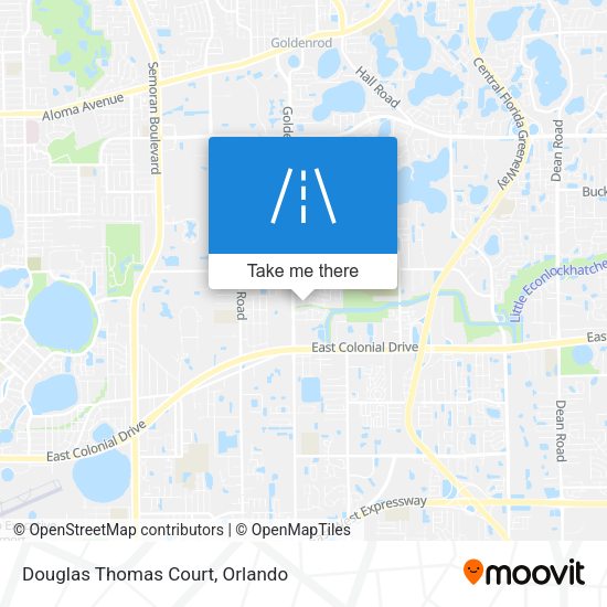 Douglas Thomas Court map