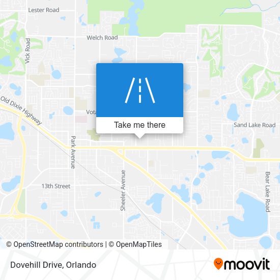 Dovehill Drive map