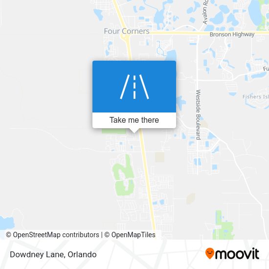 Dowdney Lane map