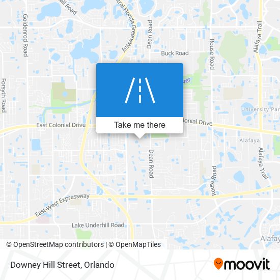 Downey Hill Street map