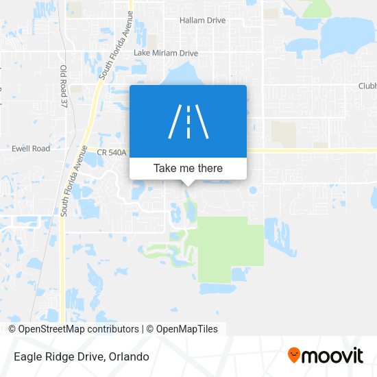 Mapa de Eagle Ridge Drive