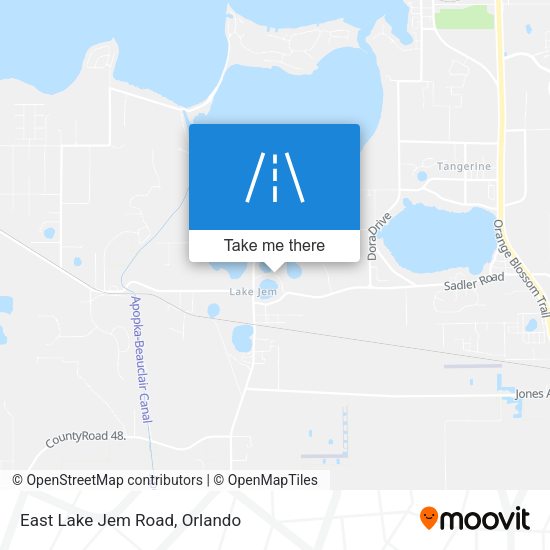 Mapa de East Lake Jem Road