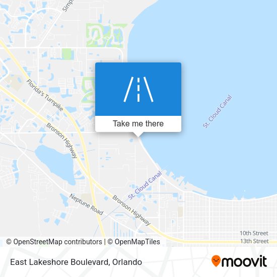 East Lakeshore Boulevard map