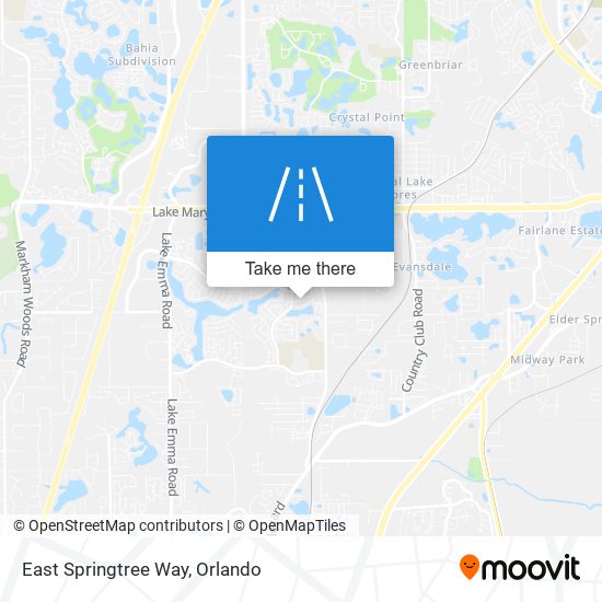 East Springtree Way map