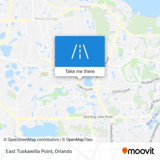 East Tuskawilla Point map