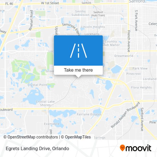 Egrets Landing Drive map